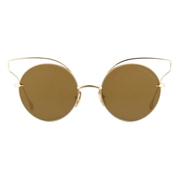 New DITA Believer Brown Round 23008 B Sunglasses Women - Picture 2 of 7